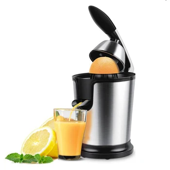 Rustfrit Stål Hånd Tryk På Saftpresser, Elektrisk Juice Maskine Orange Juice Maskine Citron Bundfald Juice Adskillelse