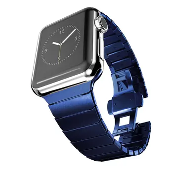 Rustfrit stål Rem Til Apple ur band 44mm/40mm 42mm 38mm iwatch smartwatch armbånd Til apple-ur serie 4 3 5 SE 6
