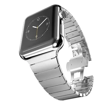 Rustfrit stål Rem Til Apple ur band 44mm/40mm 42mm 38mm iwatch smartwatch armbånd Til apple-ur serie 4 3 5 SE 6