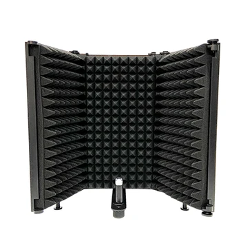 S3 Mikrofon Isolation Skjold Akustisk Panel 3 Sammenklappelig Vind-Tv Med Støjreduktion For Optagelse Mikrofon Tilbehør