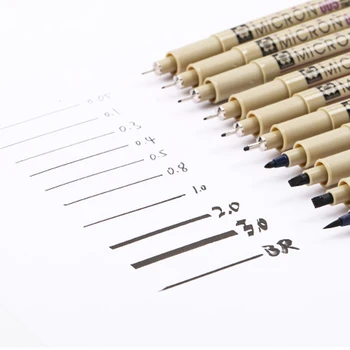 SAKURA Skitse Pen Sæt Skitse Maleri Særlige håndtegnede Animation, Design Brief, Børste Maleri Farvet Cherry Blossom Pen