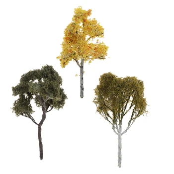 Sand Tabel Træ Efteråret Landskab Miniaturer Fe Haven Figur Indretning for Kommercielle Fast Ejendom Og Andre Lejligheder