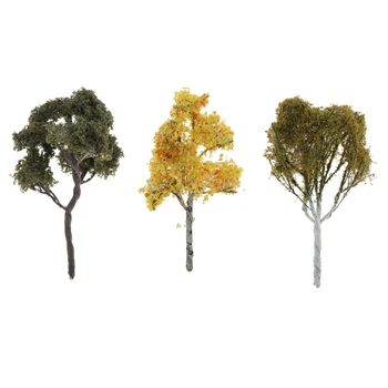 Sand Tabel Træ Efteråret Landskab Miniaturer Fe Haven Figur Indretning for Kommercielle Fast Ejendom Og Andre Lejligheder