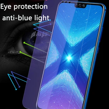 Screen Protector Hærdet Glas fuld dækning For Huawei Honor 8X Beskyttende Telefon Film