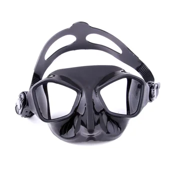 Scuba Dykning Maske, Briller med Hærdet Glas og Anti-Fog slagfast Snorkel, Maske lækagesikre Dykker Maske til Voksne