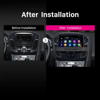 Seicane Android 10.0 API29 Bil Radio 2.5 D-IPS-Skærm hovedenheden for Ford Focus 2011 2012-GPS Navigayion Multimedie-Afspiller