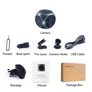 Sensor, nattesyn Mini Kamera, HD Videokamera 1080P Skærm Små Sikkerhed Kamera Overvågning, Hemmelige Video-Optager