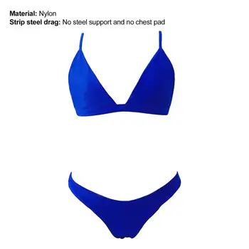 Sexet Kvinder badedragt Mode Push Up Hurtig Tørring Ingen Polstret Trådløse Badedragt, Bikini Sæt Badetøj bikini 2021 mujer