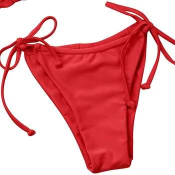 Sexet Kvinder er To Stykker Bikini Sæt Badetøj, der Passer, Sexet Strop-Gratis Backless Bh + Trekant Trusser 2021 Nye Mode
