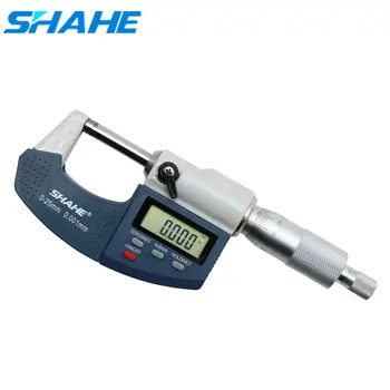 SHAHE 0-25mm Digital Mikrometer Skala Med Elektroniske Udvendigt Mikrometer 0.001 mm Mikrometer Gauge