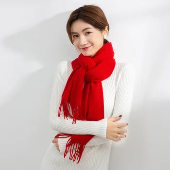 Shanghai historie flagskibsbutik uld og cashmere tørklæde kvinder er forår og efterår lange sjal med fortykket warm neck