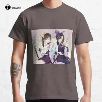 Shinobu Kocho & Kanao Tsuyuri Klassisk T-Shirt T-Tee Shirt