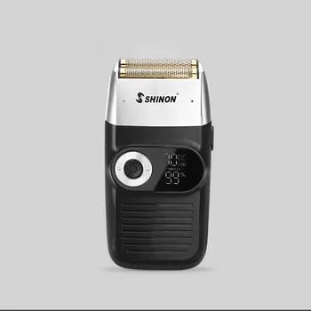 Shinon LCD-USB-genopladelige elektriske Shaver razor bærbare skæg intimbarbering trimmer Frem razor mænds shaver hår trimmer