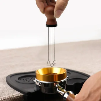 Side Manipulere Pin Drikke Omrøring Af Gave Mini Pisk Og Pulver Nål Leveler Rustfrit Stål Hjem Manual For Espresso