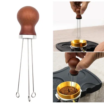 Side Manipulere Pin Drikke Omrøring Af Gave Mini Pisk Og Pulver Nål Leveler Rustfrit Stål Hjem Manual For Espresso