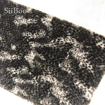 Siiboo 2020 nye design leopard print falske dyrs pels stof til tilbehør Tejido de piel sintética sp3232