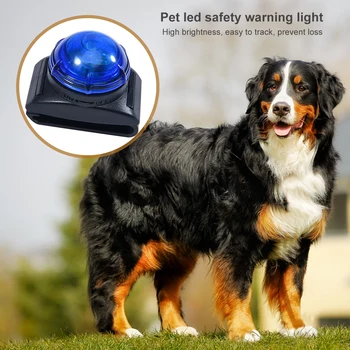 Sikkerhed LED Lys for Pet Bære Halsbånd, Sele Rygsæk med Vand Resistent og Lang Kontinuerlig Batteriets levetid TLD