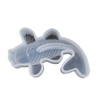 Silicone Crystal Epoxy Harpiks Skimmel Uregelmæssige Fisk Coaster Støbeform, Håndlavet Diy Håndværk Dekoration Gør Værktøjer