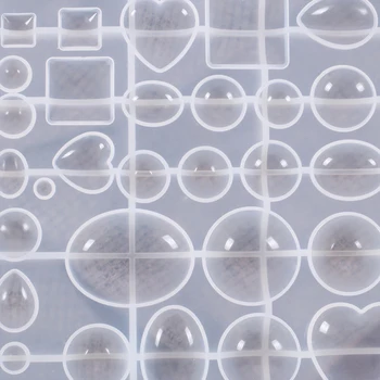 Silicone Mold Krystal Sten Tid Epoxy Harpiks DIY Håndlavet Hot Rektangel Holdbare Smykker at Gøre Håndværk Forsyninger Artscrafts