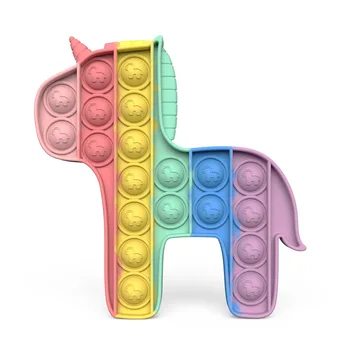 Silikone Pony Tryk Boble yrelsen Autisme Toy Børn Sensoriske Pædagogisk Værktøj