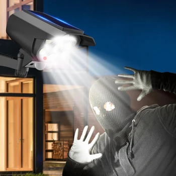 Simulering Overvåge soldrevet Lys Husstand indre Gårdhave Vandtæt LED væglampe Menneskelige Krop Induktion Spotlight