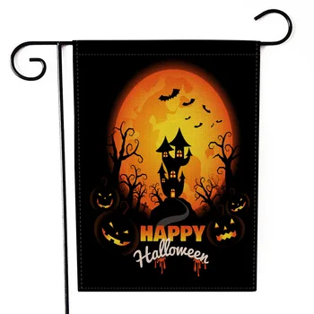 Sjove Halloween Dobbelt-sidet 3D printede Flag house flag&have flag Halloween fest, Flag Hængende Hus Dekoration stil-11