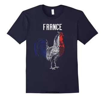 Sjove t-shirt mænd nyhed kvinder tshirt fransk Flag Hane FranceT-Shirt