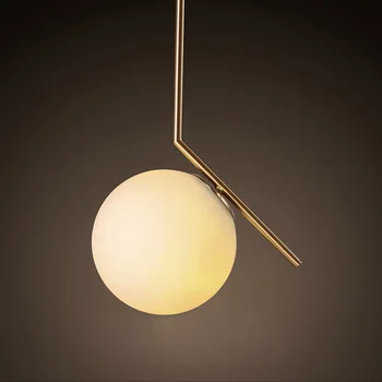 Skandinavisk post-moderne minimalistisk stue spisestue pendel bar kreative personlighed halvmåne-lys vedhæng lys