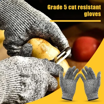 Skær Resistente Handsker Niveau 5 Beskyttelse til Køkken Anti Skære Handsker til Fiskeri JS23