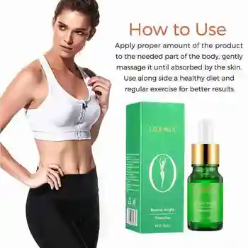 Skønhed Slankekur Vægttab Serum, Opstrammende Afgørende for Massage Body Fat Makeup Olie Reducere Stædige Fedt Brændende I4Y6
