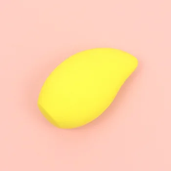 Skønhed æg mango form powder puff makeup powder puff sæt farverige luftpude makeup svamp æg af våd og tør