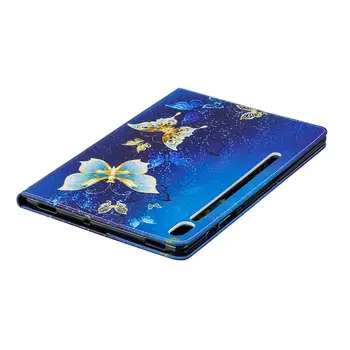 SM-T860 SM-T865 Pu Læder taske til Samsung Galaxy Tab S6 10.5 2019 T860 T865 Dække Tegnefilm Butterfly Blød Sag Fundas Coque