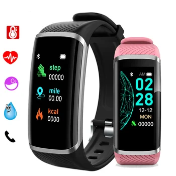 Smart fitness armbånd mand kvinde puls, blodtryk fitness tracker for Android, IOS brugerdefineret baggrund smart ur