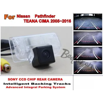 Smart Spor Chip Kamera Til Nissan Pathfinder TEANA CIMA 2005~2016 HD CCD Intelligent Dynamisk Parkering Bil førerspejlets Kamera