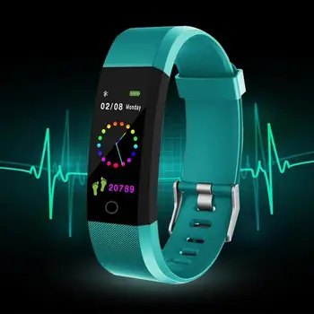 Smart Ur Armbånd Puls, Blodtryk Sundhed Vandtæt Smart Ur Bluetooth-Ur Armbånd Fitness Tracker