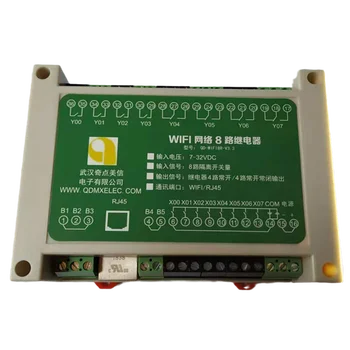 Smart WIFI Switch 8 i 8 Ud Wireless IO-Kortet Netværk Kontrol Relæ RJ45 Netværk Port Optokobler Isolation