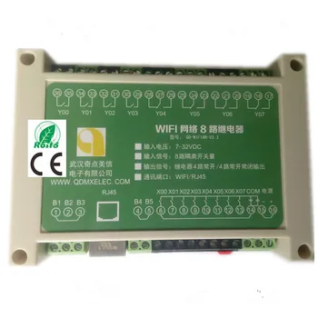 Smart WIFI Switch 8 i 8 Ud Wireless IO-Kortet Netværk Kontrol Relæ RJ45 Netværk Port Optokobler Isolation