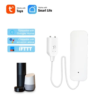 Smartlife APP Wifi Vand Sensor Vand Lækage Detektor Alarm Hjem Kontrol IP67 Arbejder med Tuyasmart / Intelligent Liv APP, Nem Installat