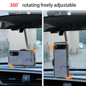 Smartphone Bil Holder mobiltelefon tilbehør Bil telefonholder bakspejlet Telefonen Stå For Xiaomi iPhone 11 12 Pro mini max