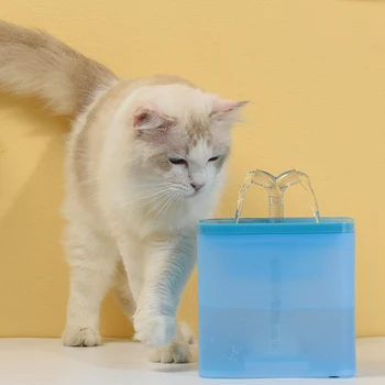 Små Kæledyr Katte Auto Vand Springvand Dispenser Super Bowl Stille til Hvalp USB