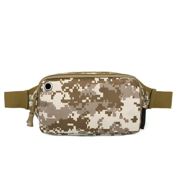 Små lommer militær camouflage lommer afslappet talje taske