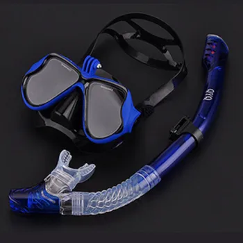Snorkling Maske, Snorkel Rør Sæt Dykning Maske Anti-Fog Svømning, Dykning Briller Snorkel Rør Til GoPro Undersøiske Sport Kamera