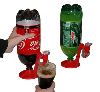 Sodavand, Cola Flasken På Hovedet Drikkevand Dispensere Maskine Gadget Parti Hjem Bar