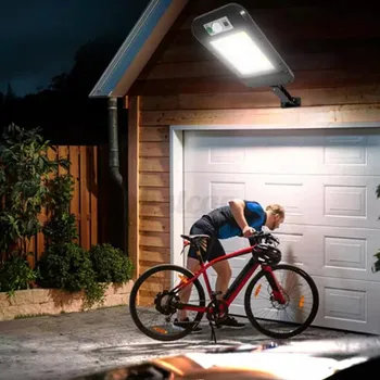 Sol Gadebelysning Udendørs Sol Lampe Med 3 Lys-Tilstand Vandtæt Bevægelsesfølerens Sikkerhed Belysning Til Have, Terrasse, Sti Værftet
