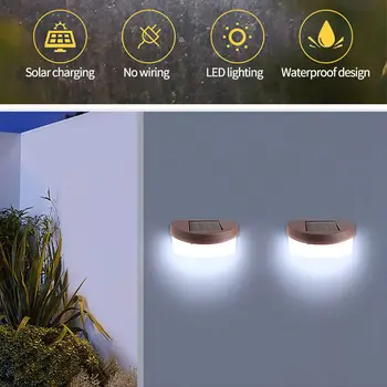 Solar Gade Lys Solar LED-Lys Udendørs Vandtæt Solenergi Lys Sensor væglampe Automatisk ON/OFF-Haven Hegnet Lampe