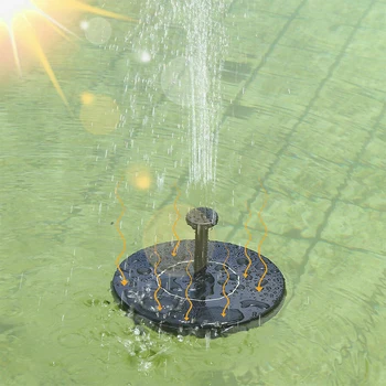 Solenergi Flydende Springvand Vand Pumpe Børsteløs Motor, Sol Springvand til Haven Swimmingpool i Haven, som Solar Dekorativt Springvand