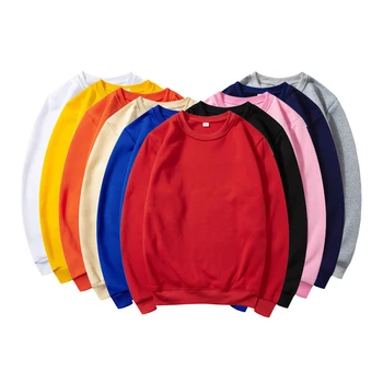 Solid Mænds Harajuku Sweatshirt Stor Størrelse Fleece Pullover Hoodie 2021 Unisex Par Streetwear Daglige Hip Hop Drenge Sweatshirts