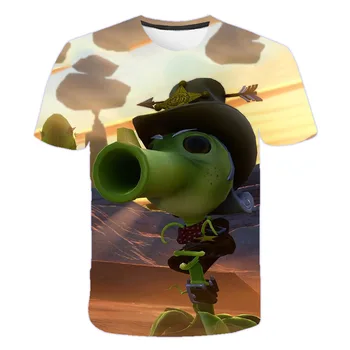 Sommeren Drenge' piger' T-shirt 3D klassiske spil T-shirt søde børn T-shirt afslappet top rund hals korte ærmer tøj Drenge Pige