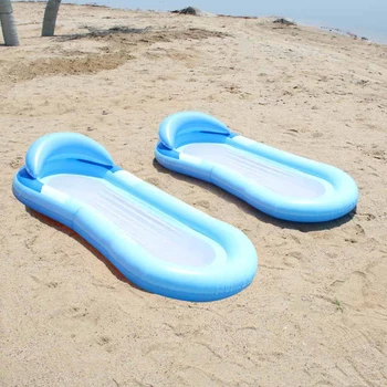 Sommeren Luftmadrasser Vand Play Række Oppustelig Madras Flydende Lounge Sovende Seng Pude Pad Legetøj til Udendørs Swimming