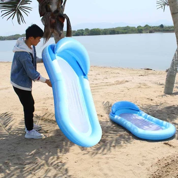 Sommeren Luftmadrasser Vand Play Række Oppustelig Madras Flydende Lounge Sovende Seng Pude Pad Legetøj til Udendørs Swimming